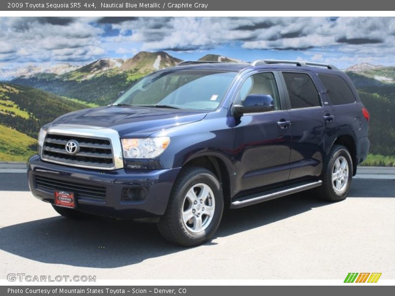 Nautical Blue Metallic / Graphite Gray 2009 Toyota Sequoia SR5 4x4