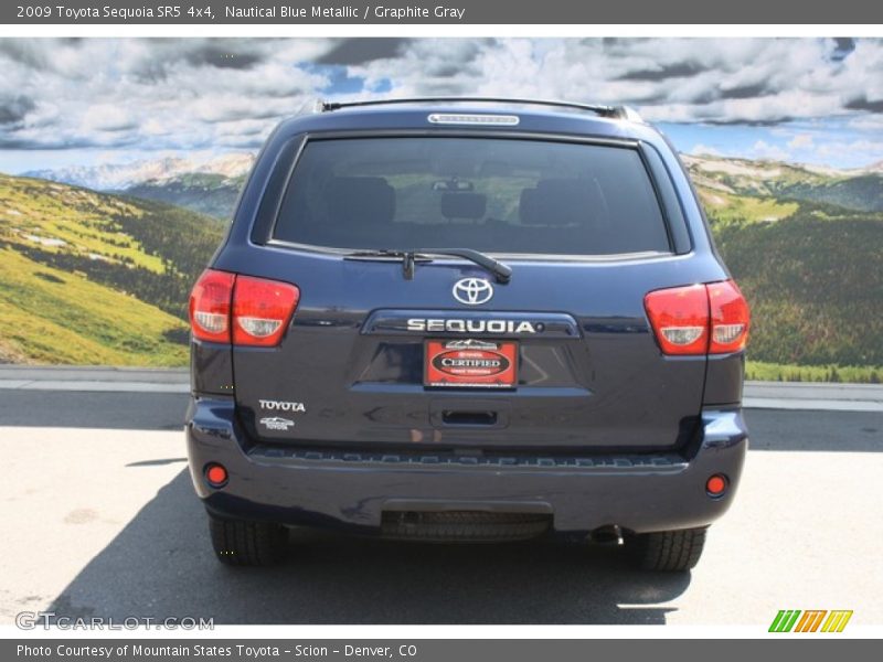 Nautical Blue Metallic / Graphite Gray 2009 Toyota Sequoia SR5 4x4