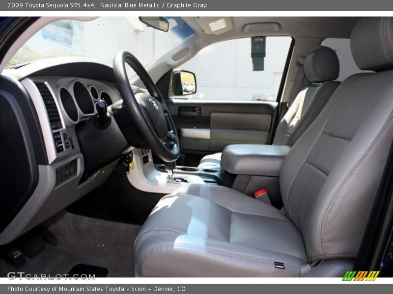 Nautical Blue Metallic / Graphite Gray 2009 Toyota Sequoia SR5 4x4