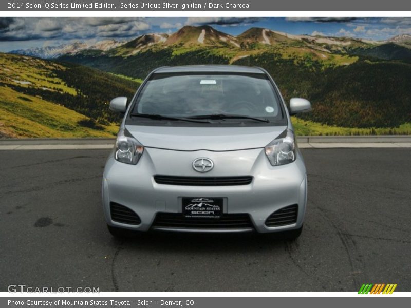 Series Unique Silver Ignition / Dark Charcoal 2014 Scion iQ Series Limited Edition