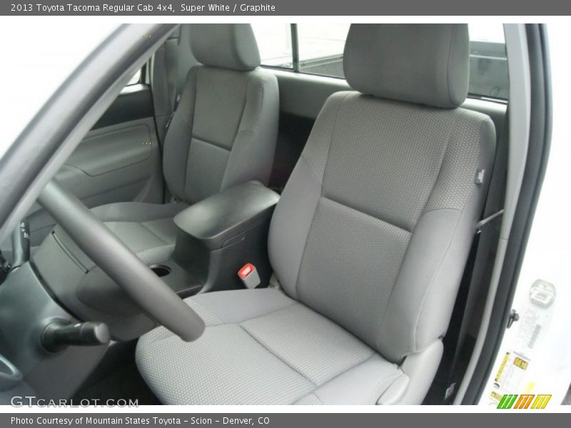 Super White / Graphite 2013 Toyota Tacoma Regular Cab 4x4