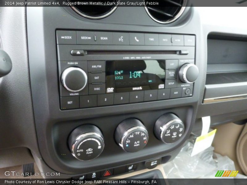 Rugged Brown Metallic / Dark Slate Gray/Light Pebble 2014 Jeep Patriot Limited 4x4