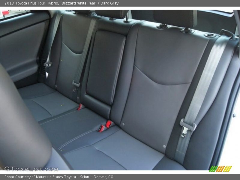 Blizzard White Pearl / Dark Gray 2013 Toyota Prius Four Hybrid