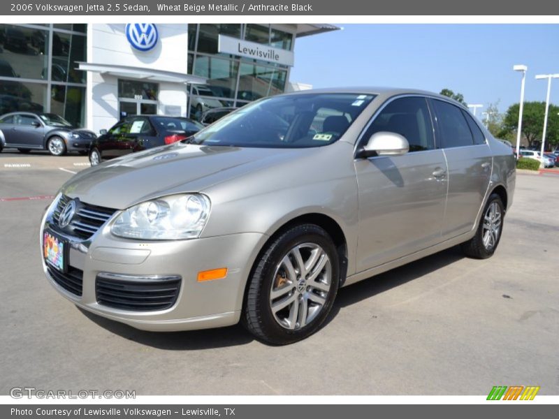 Wheat Beige Metallic / Anthracite Black 2006 Volkswagen Jetta 2.5 Sedan