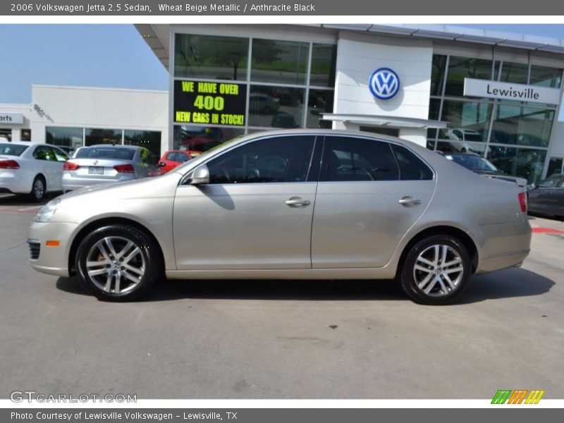 Wheat Beige Metallic / Anthracite Black 2006 Volkswagen Jetta 2.5 Sedan