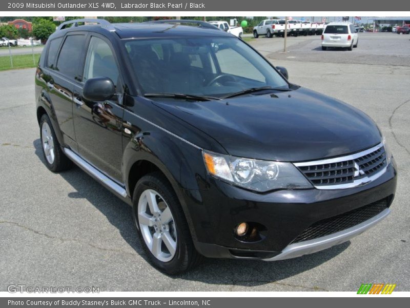 Labrador Black Pearl / Black 2009 Mitsubishi Outlander XLS 4WD