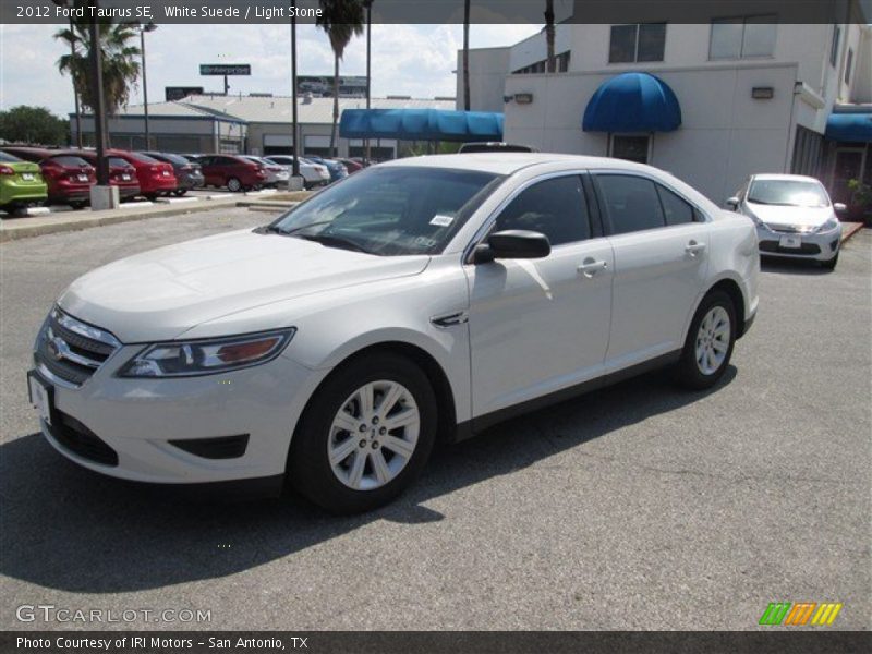 White Suede / Light Stone 2012 Ford Taurus SE