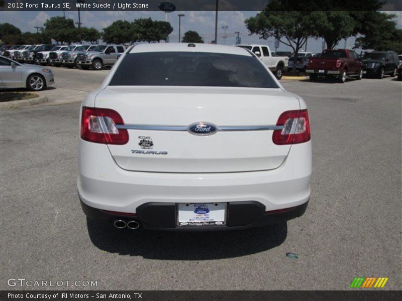 White Suede / Light Stone 2012 Ford Taurus SE