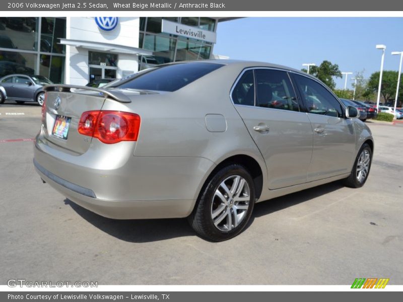 Wheat Beige Metallic / Anthracite Black 2006 Volkswagen Jetta 2.5 Sedan