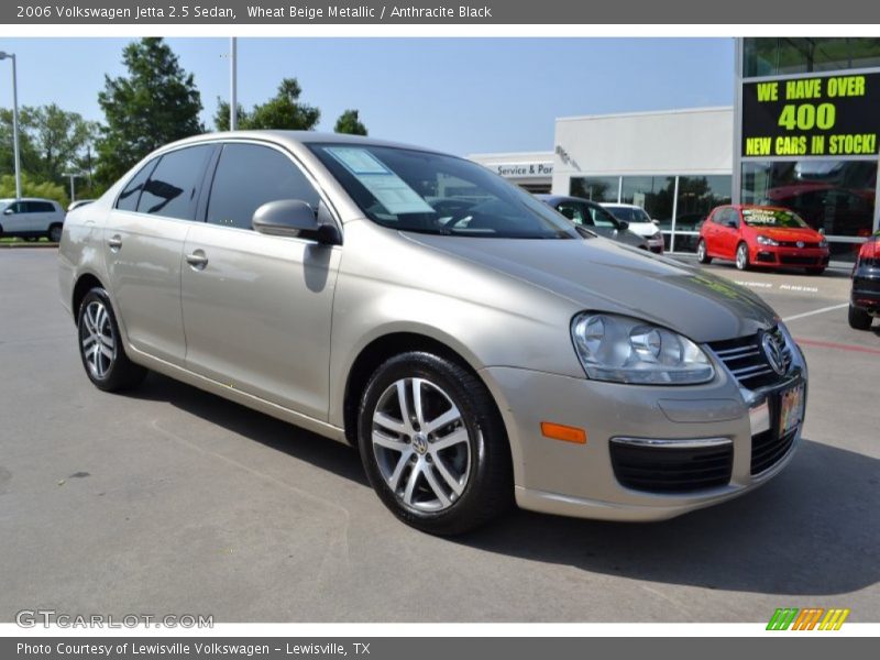 Wheat Beige Metallic / Anthracite Black 2006 Volkswagen Jetta 2.5 Sedan