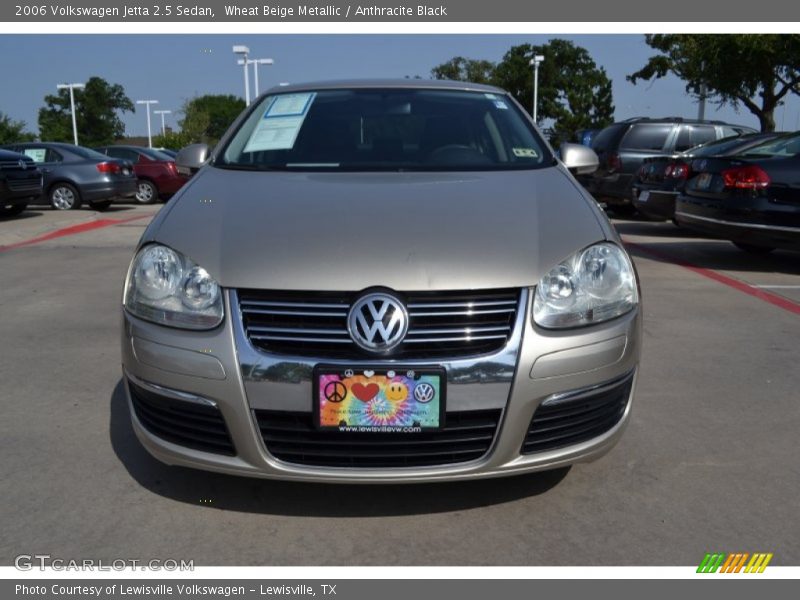 Wheat Beige Metallic / Anthracite Black 2006 Volkswagen Jetta 2.5 Sedan