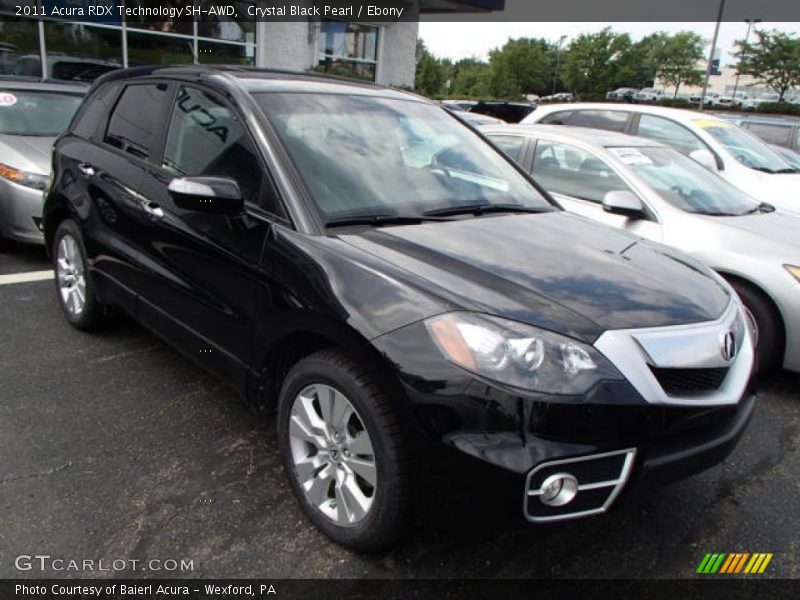 Crystal Black Pearl / Ebony 2011 Acura RDX Technology SH-AWD
