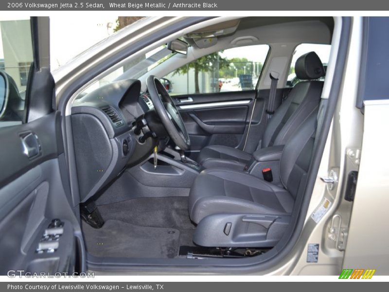 Wheat Beige Metallic / Anthracite Black 2006 Volkswagen Jetta 2.5 Sedan
