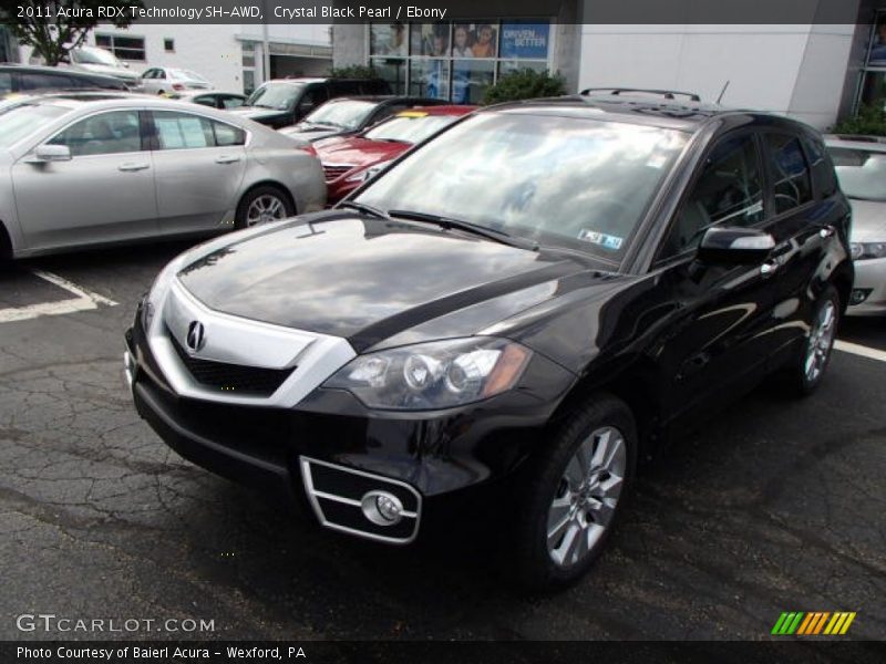 Crystal Black Pearl / Ebony 2011 Acura RDX Technology SH-AWD