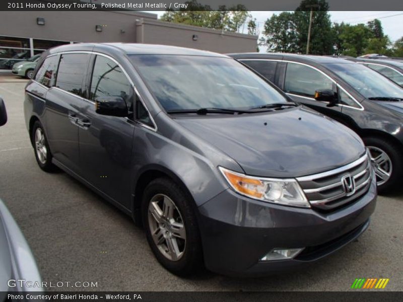 Polished Metal Metallic / Gray 2011 Honda Odyssey Touring