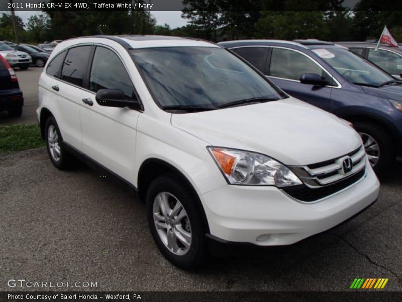 Taffeta White / Ivory 2011 Honda CR-V EX 4WD