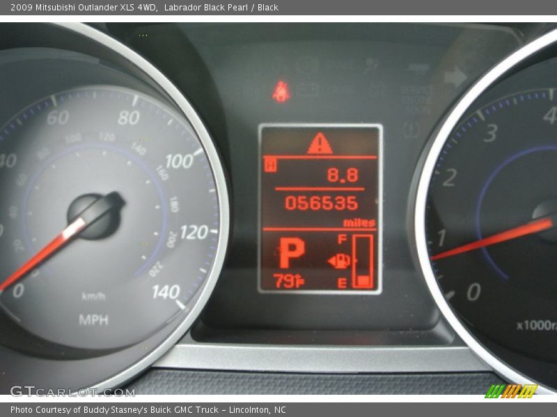Labrador Black Pearl / Black 2009 Mitsubishi Outlander XLS 4WD