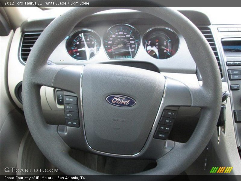 White Suede / Light Stone 2012 Ford Taurus SE