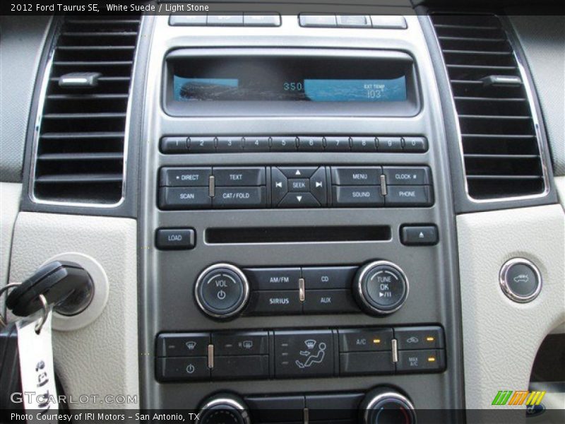 White Suede / Light Stone 2012 Ford Taurus SE