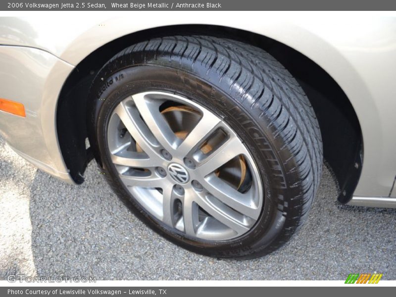 Wheat Beige Metallic / Anthracite Black 2006 Volkswagen Jetta 2.5 Sedan