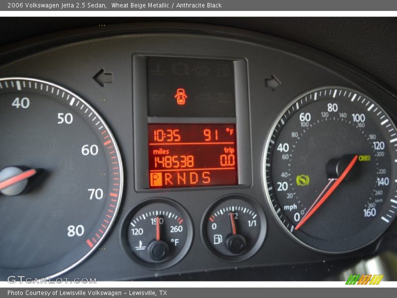 Wheat Beige Metallic / Anthracite Black 2006 Volkswagen Jetta 2.5 Sedan