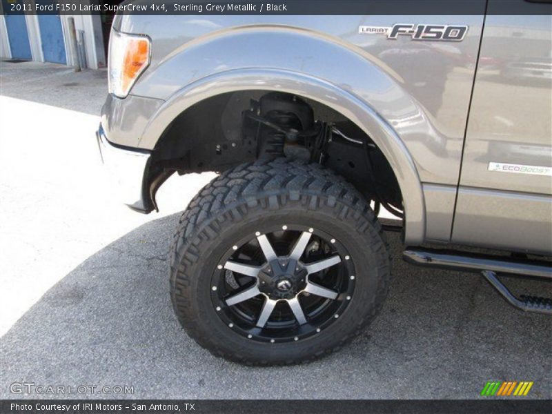 Sterling Grey Metallic / Black 2011 Ford F150 Lariat SuperCrew 4x4