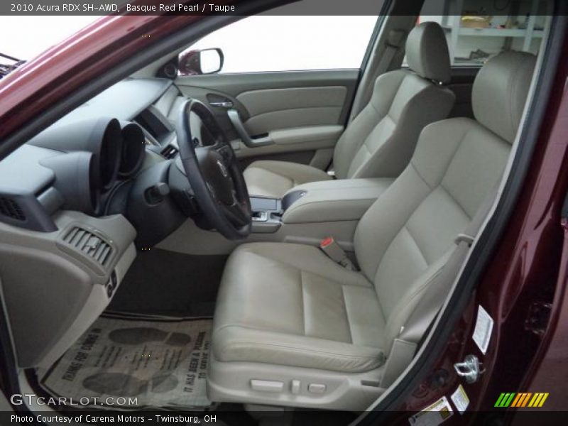 Basque Red Pearl / Taupe 2010 Acura RDX SH-AWD