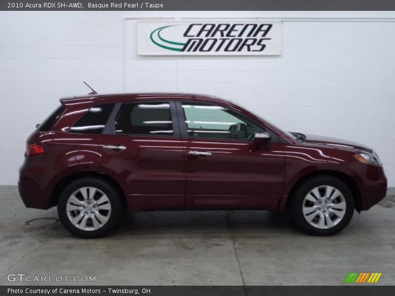 Basque Red Pearl / Taupe 2010 Acura RDX SH-AWD