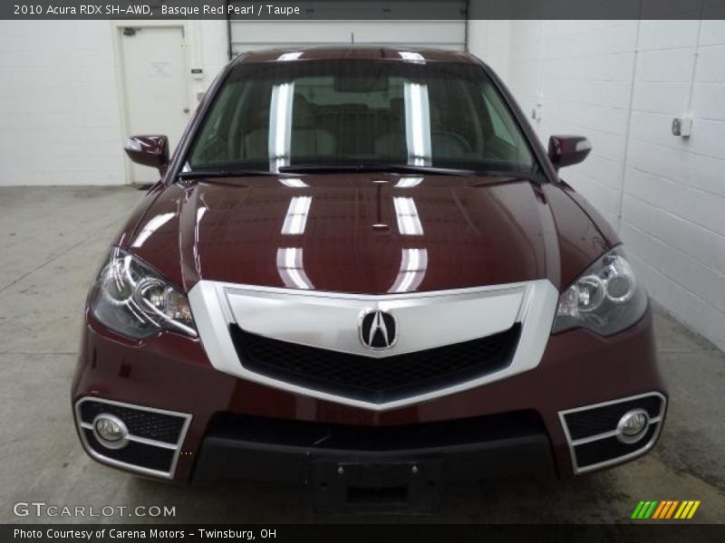 Basque Red Pearl / Taupe 2010 Acura RDX SH-AWD