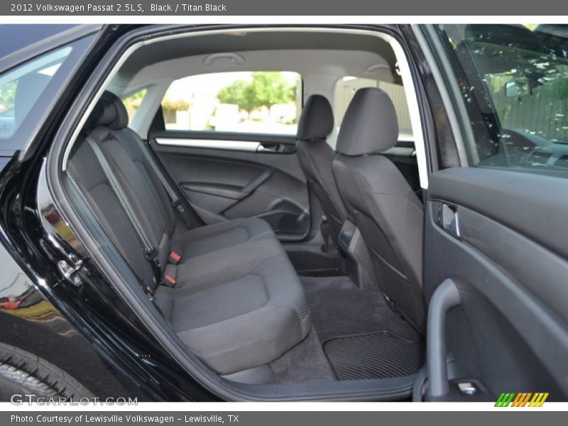 Black / Titan Black 2012 Volkswagen Passat 2.5L S