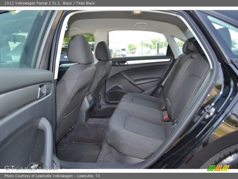 Black / Titan Black 2012 Volkswagen Passat 2.5L S