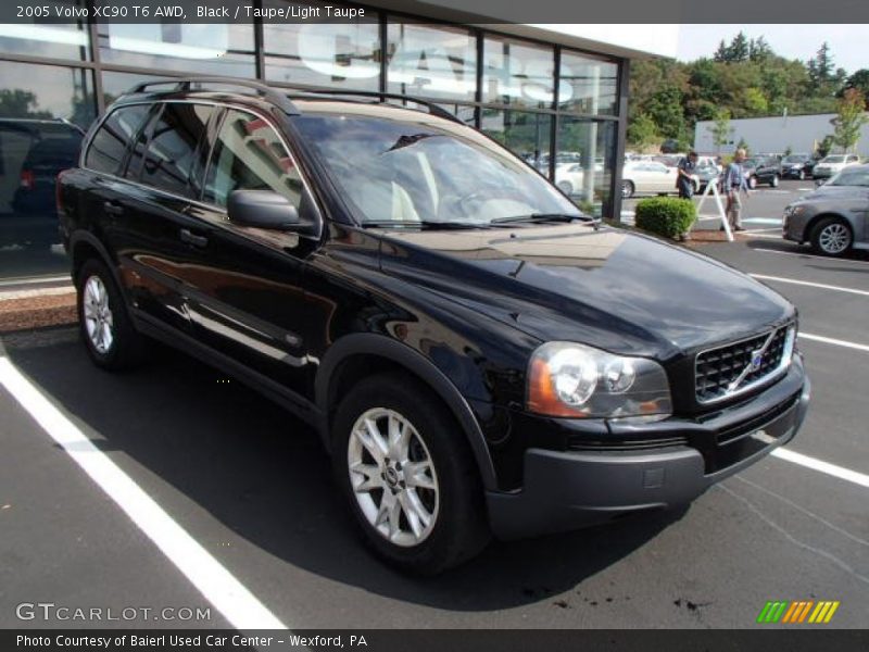 Black / Taupe/Light Taupe 2005 Volvo XC90 T6 AWD