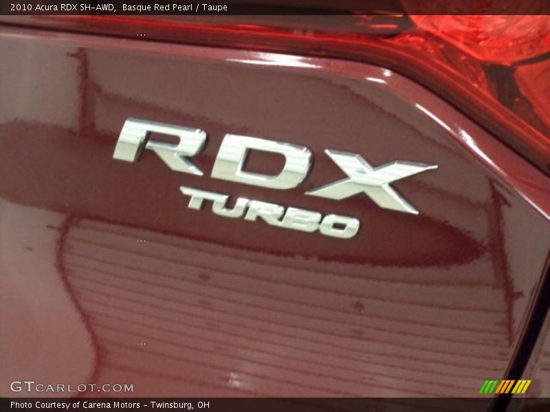 Basque Red Pearl / Taupe 2010 Acura RDX SH-AWD
