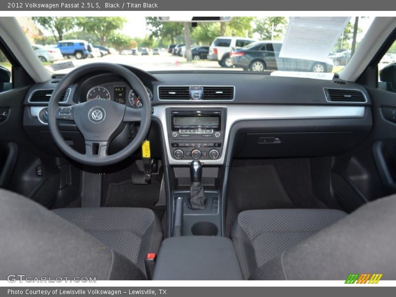 Black / Titan Black 2012 Volkswagen Passat 2.5L S