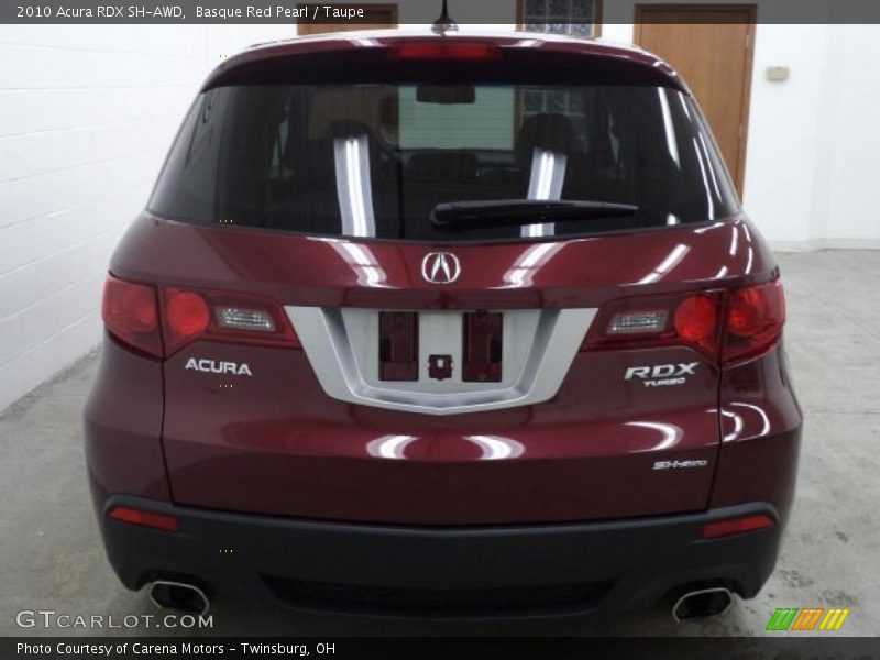 Basque Red Pearl / Taupe 2010 Acura RDX SH-AWD