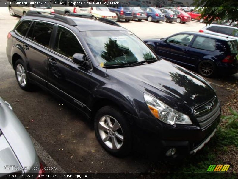 Graphite Gray Metallic / Black 2013 Subaru Outback 2.5i Limited