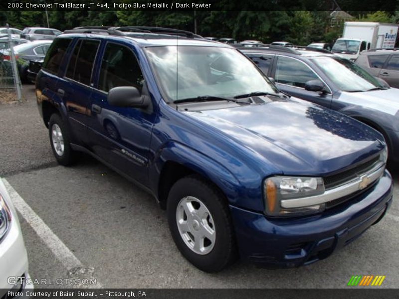 Indigo Blue Metallic / Dark Pewter 2002 Chevrolet TrailBlazer LT 4x4