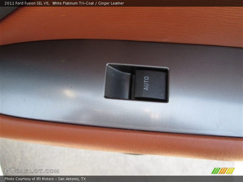 White Platinum Tri-Coat / Ginger Leather 2011 Ford Fusion SEL V6
