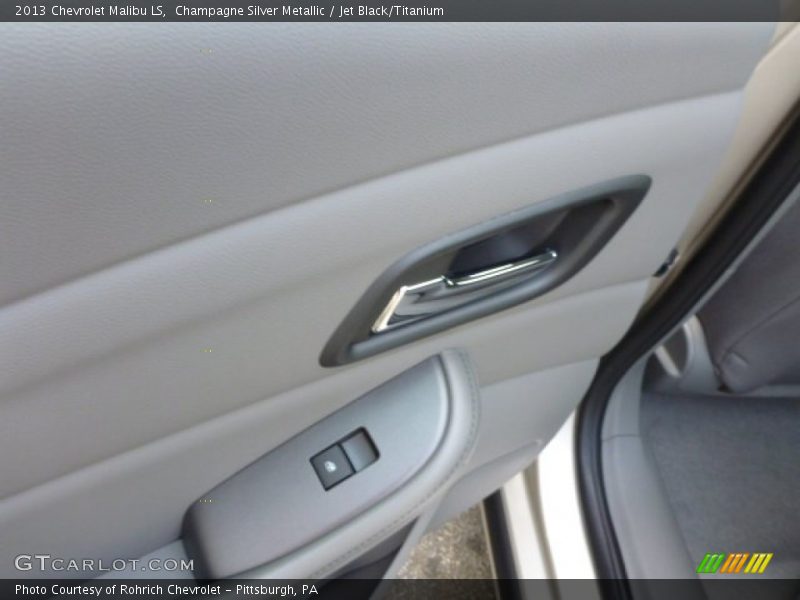 Champagne Silver Metallic / Jet Black/Titanium 2013 Chevrolet Malibu LS