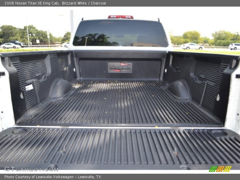 Blizzard White / Charcoal 2008 Nissan Titan SE King Cab