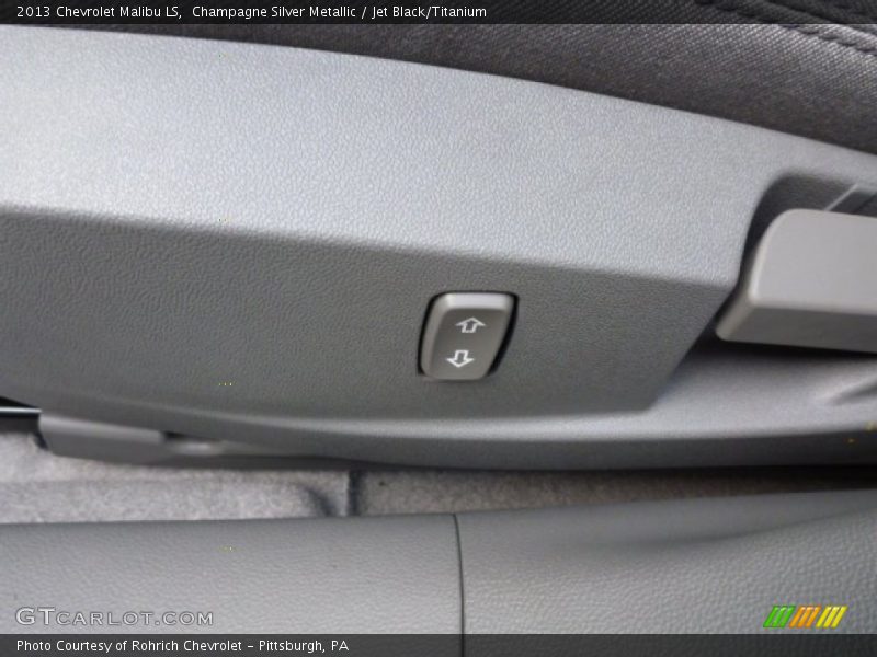 Champagne Silver Metallic / Jet Black/Titanium 2013 Chevrolet Malibu LS