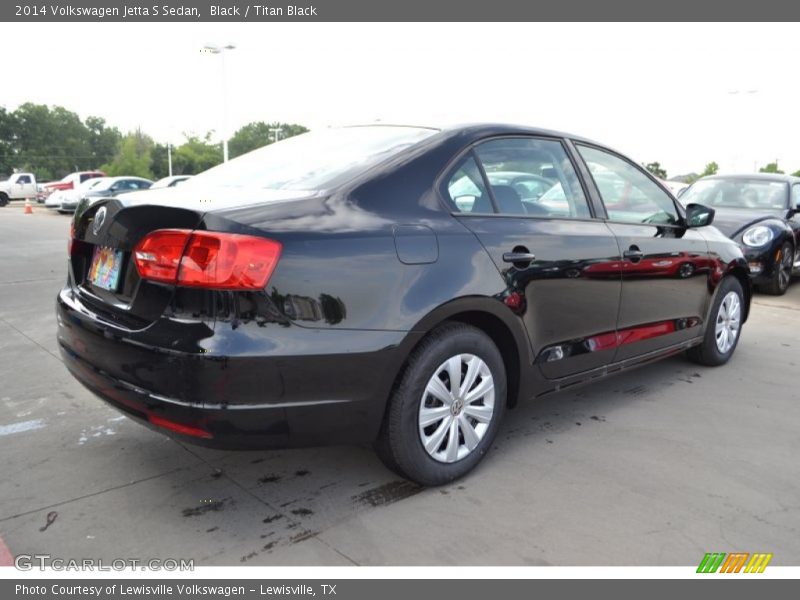 Black / Titan Black 2014 Volkswagen Jetta S Sedan