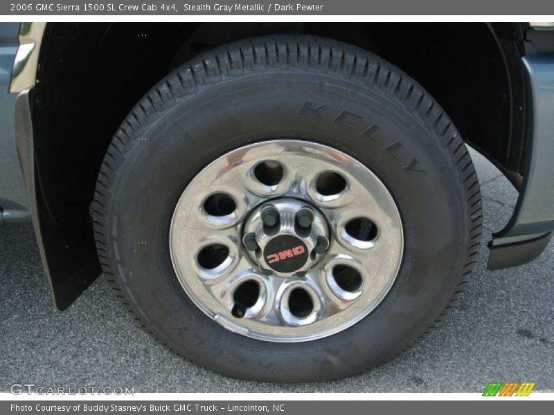 Stealth Gray Metallic / Dark Pewter 2006 GMC Sierra 1500 SL Crew Cab 4x4