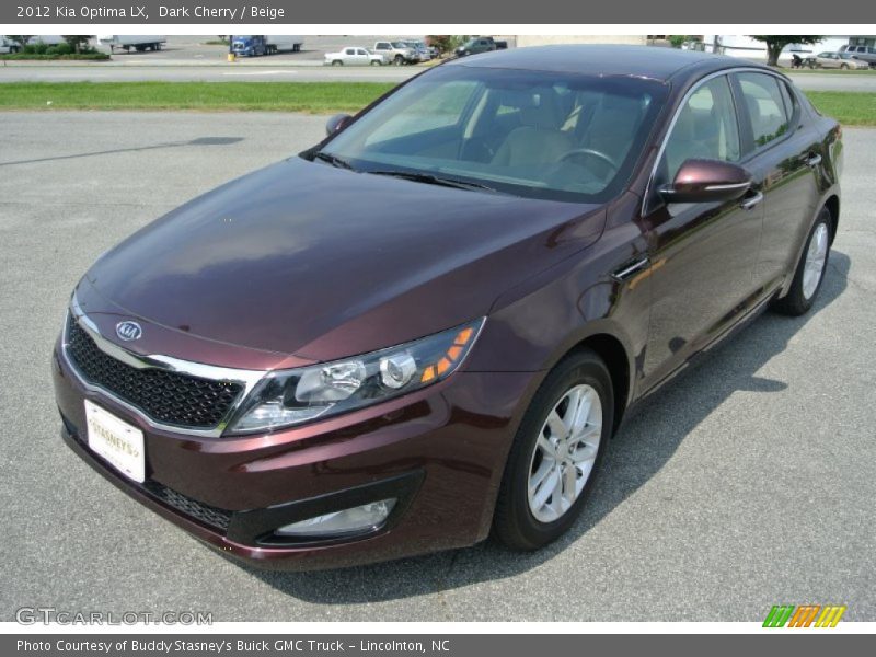 Dark Cherry / Beige 2012 Kia Optima LX