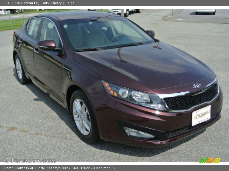 Dark Cherry / Beige 2012 Kia Optima LX