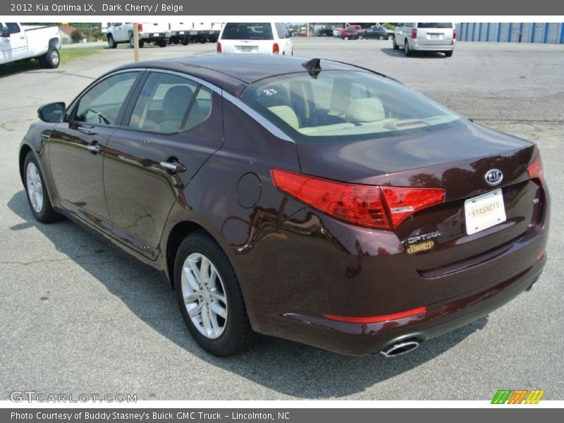 Dark Cherry / Beige 2012 Kia Optima LX
