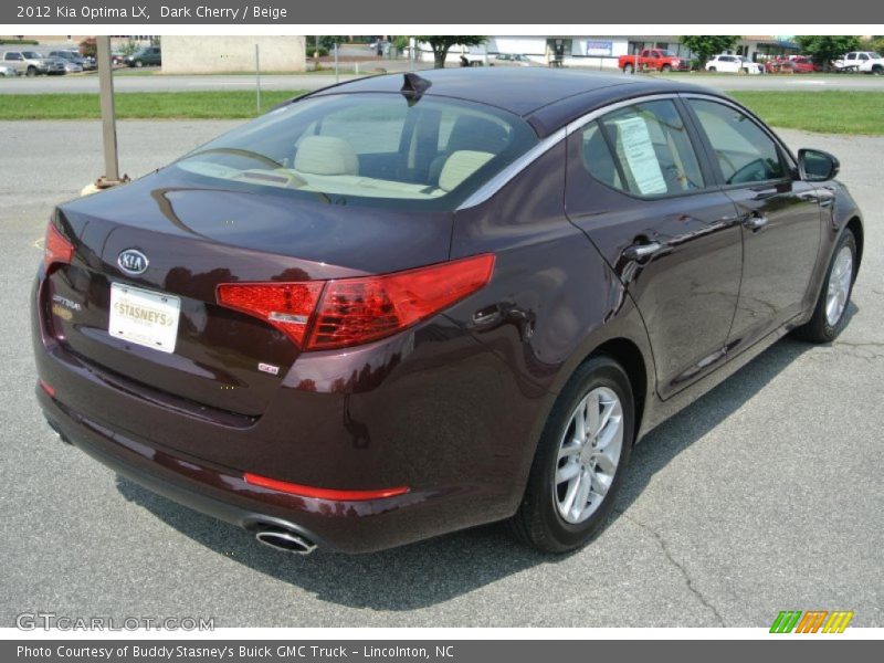 Dark Cherry / Beige 2012 Kia Optima LX