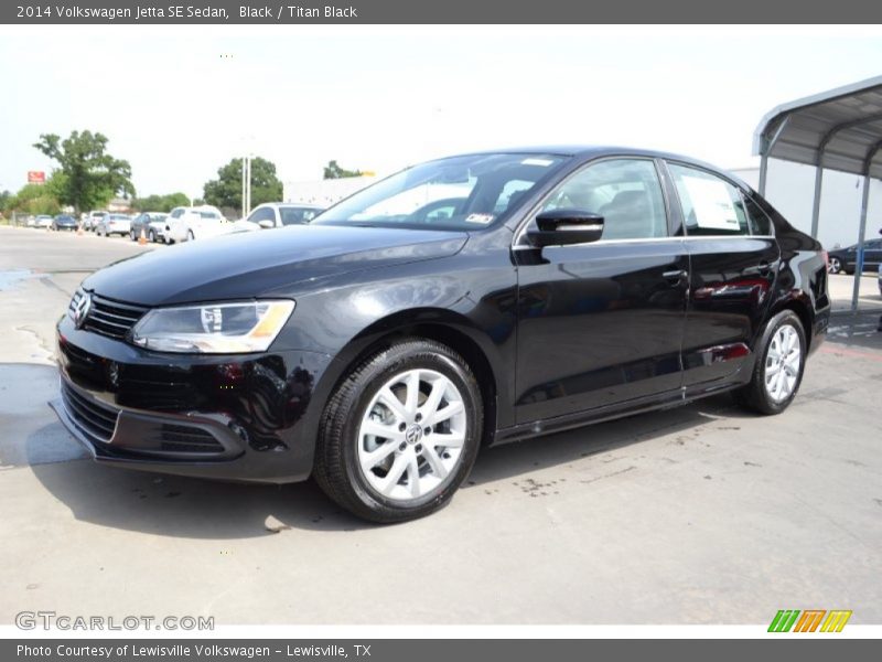 Black / Titan Black 2014 Volkswagen Jetta SE Sedan