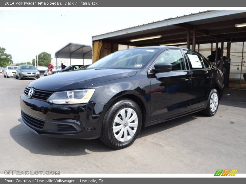 Black / Titan Black 2014 Volkswagen Jetta S Sedan