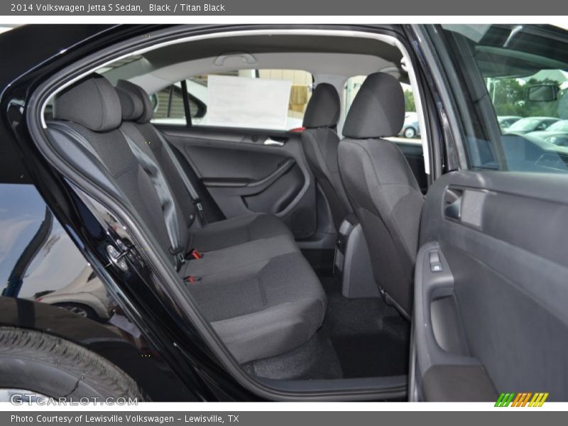 Rear Seat of 2014 Jetta S Sedan
